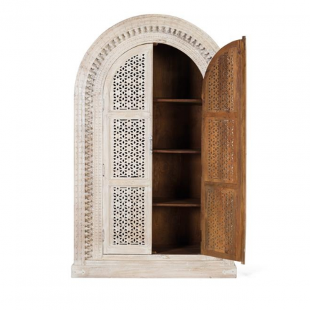 Armario con 2 Puertas Madera de Mango Color Decapé - Giner y Colomer - 3