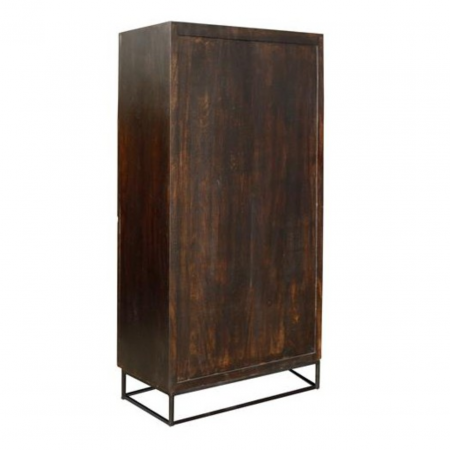 Armario con 2 Puertas en Madera de Mango y Base de Hierro - Giner y Colomer - 4