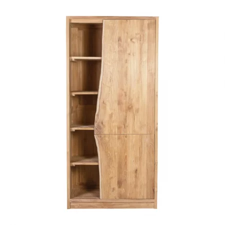 Armario de 2 Puertas de Madera de Teca 90x50x190 Cm - Moycor (4)