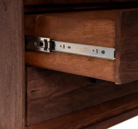 Armario de Madera de Mango Marron 75x40x200 Cm - IXIA (2)