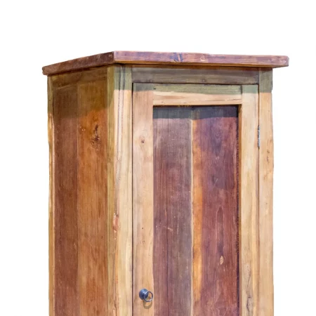 Armario de Madera de Teca Maciza Rustico 1 Puerta - Moycor (4)