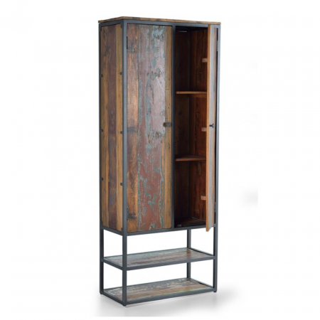 Armario en Madera Reciclada con 2 Puertas - Giner y Colomer - 4