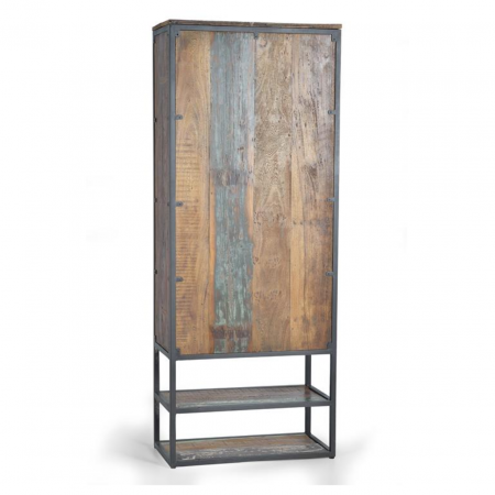 Armario en Madera Reciclada con 2 Puertas - Giner y Colomer - 5