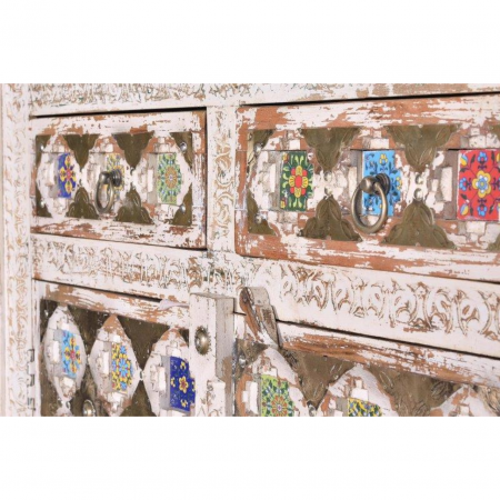 Armario en Madera de Mango con 4 Puertas y 2 Cajones - Giner y Colomer - 5