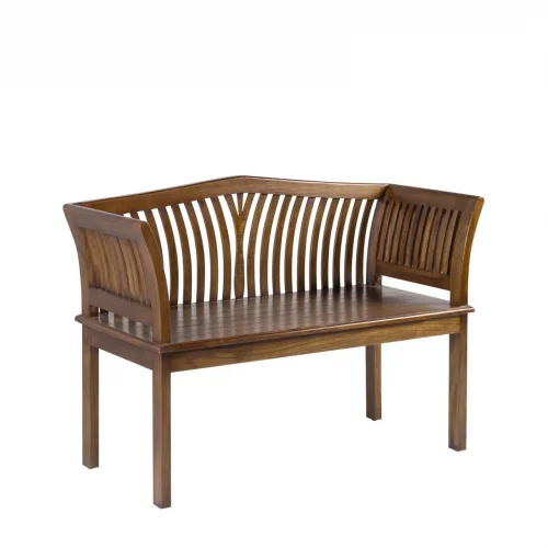 Banco Kartini de 2 Plazas de Madera de Mindi - Moycor (1)