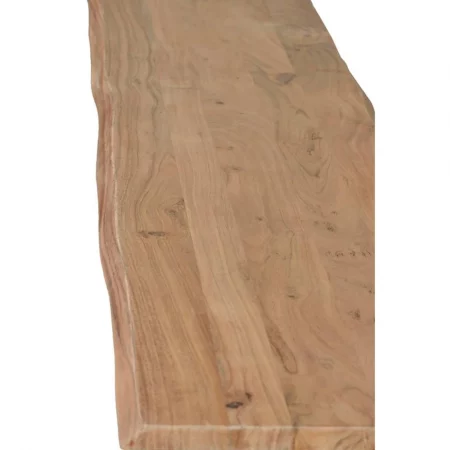 Banco Madera Acacia Maciza Patas Metal 180x42x45 Cm - Giner y Colomer (1)