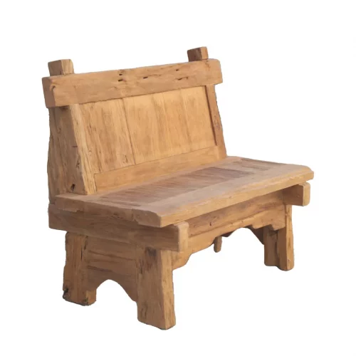Banco Madera Teka Reciclada Merida 120x60x95 Cm - Moycor (1)