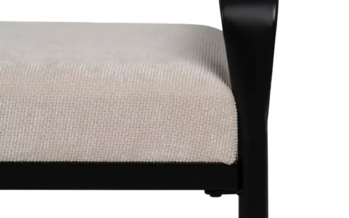 Banco Metal Tejido Beige 121x46x52 Cm - IXIA (2)