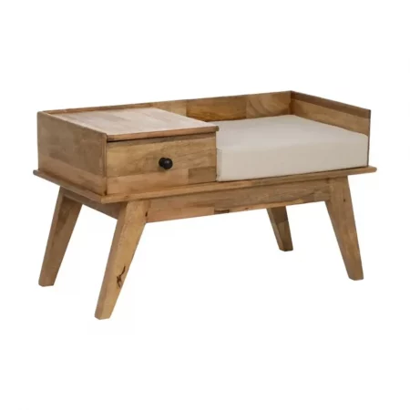 Banco Natural Madera Mango 98x46x54 Cm - IXIA (1)