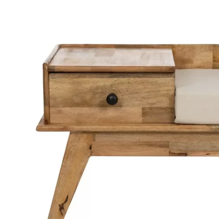 Banco Natural Madera Mango 98x46x54 Cm - IXIA (5)
