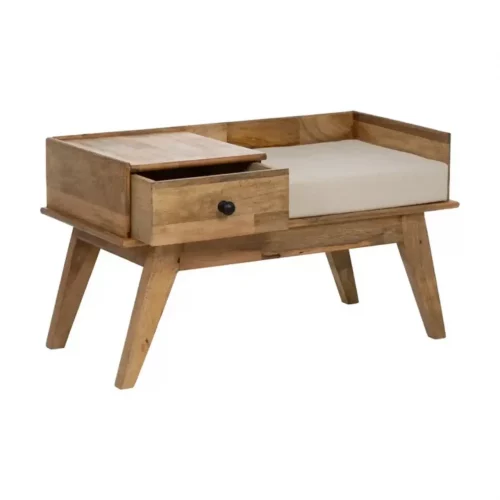 Banco Natural Madera Mango 98x46x54 Cm - IXIA (8)