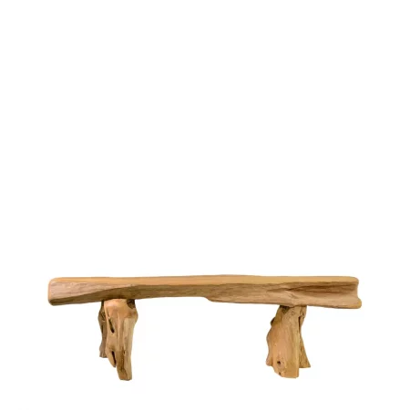 Banco Rústico Madera de Teka 140x43x42 Cm - Moycor (2)
