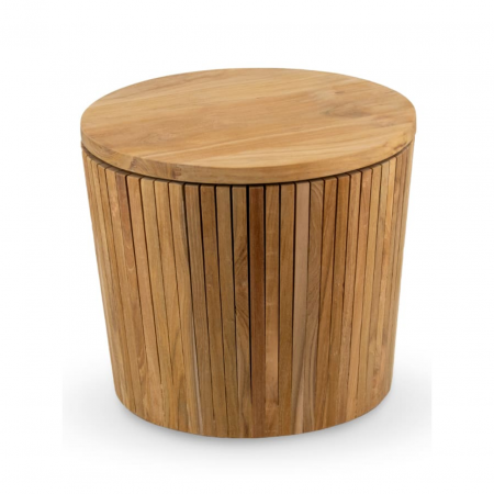 Banco Stool de Madera de Teca con Almacenaje - Moycor (3)