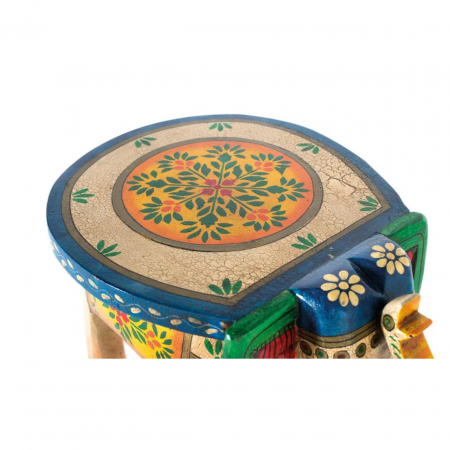 Banqueta Fabricada en Madera de Mango Pintada a Mano - Giner y Colomer - 3