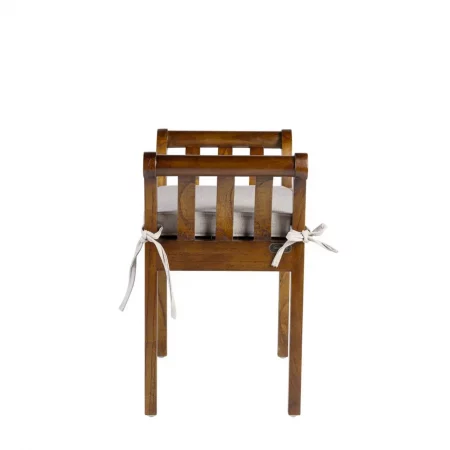 Banqueta Madera Mindi Modelo Kipas CCojín 65x37x65 Cm - Moycor (3)