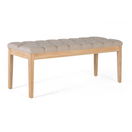 Banqueta Tapizada Madera de Pino - Giner y Colomer - 1