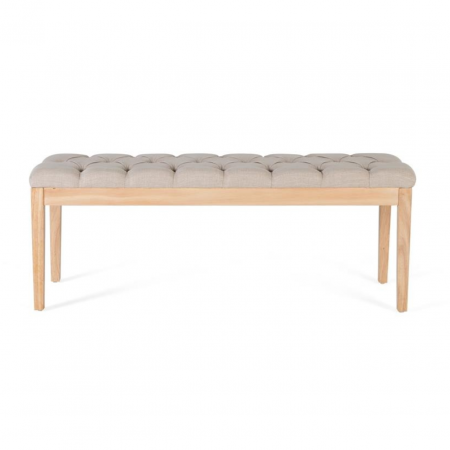 Banqueta Tapizada Madera de Pino - Giner y Colomer - 3