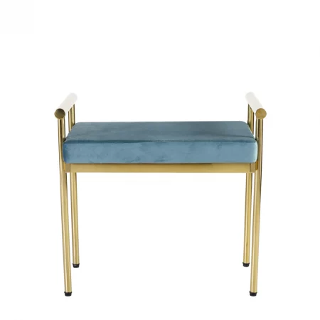 Banqueta con Cojín Azul 60x40x56 Cm - Moycor (2)