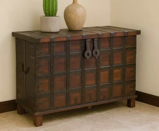 Baul Alhambra de Madera Reciclada 127x44x87 Cm - Moycor (9)