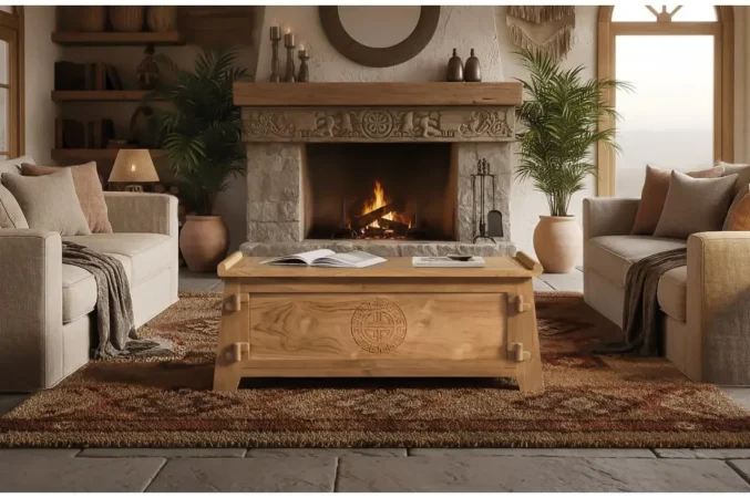 Baul Madera Maciza de Teka 114x40x42 Cm - Giner y Colomer (7)