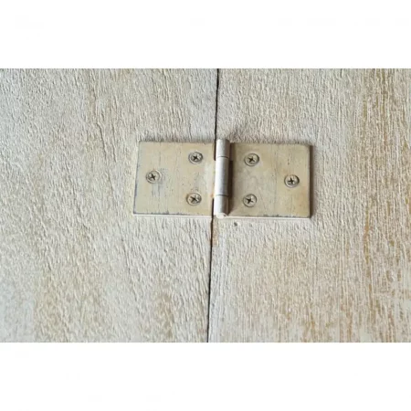 Baúl Madera Mango Maciza Tallado Decapado Blanco 150x50x60 - Giner y Colomer (4)