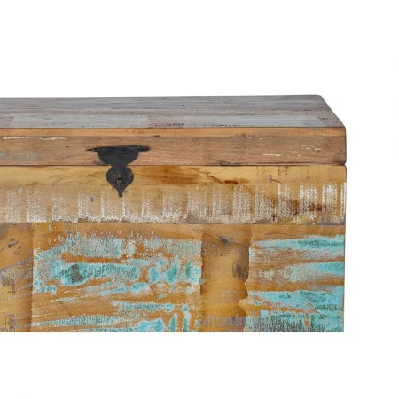 Baúl Madera Reciclada Multicolor 80x40x40 Cm - Giner y Colomer (6)