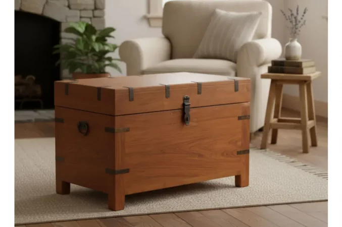 Baul de Madera 61x37x40 Cm - Moycor (5)