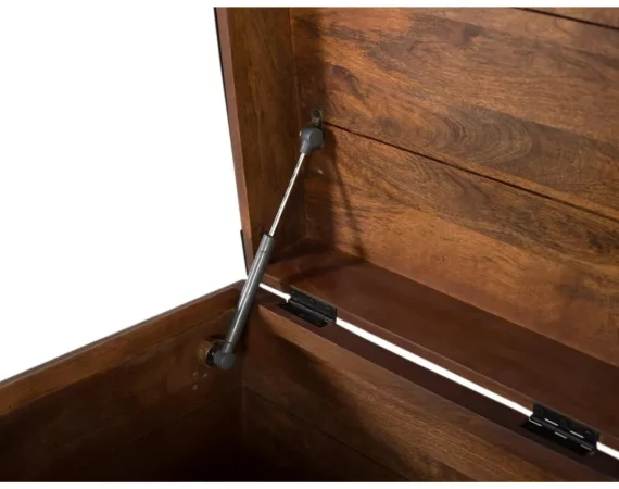 Baúl de Madera Maciza de Mango 50x50x50 cm con Herrajes de Hierro Negro-MOVIL (5)