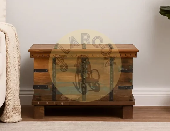 Baúl de Madera Reciclada con Acabado Industrial y Detalles Metálicos-74x40x46cm-MOVIL (1)