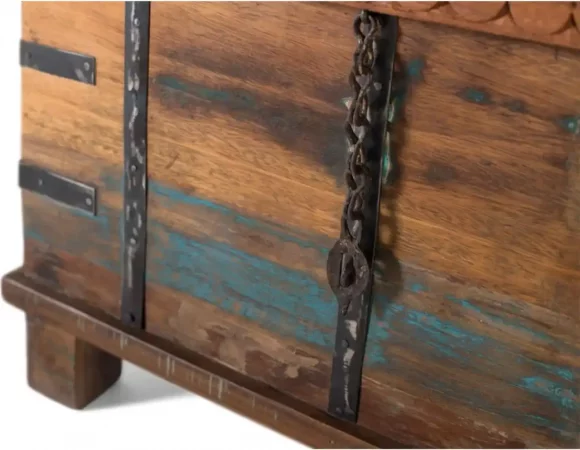 Baúl de Madera Reciclada con Acabado Industrial y Detalles Metálicos-74x40x46cm-MOVIL (2)