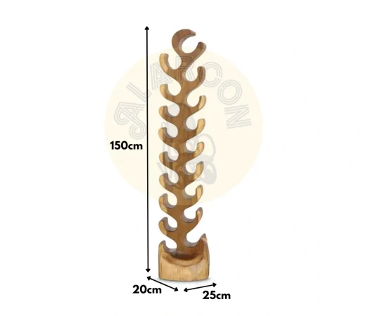 Botellero Madera de Suar 25x20x150 Cm - Giner y Colomer (5)