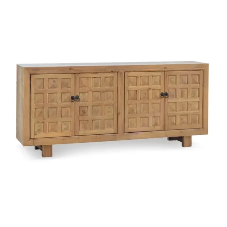 Bufet Cordoba de Madera de Pino Natural 4 Puertas - Moycor (1)
