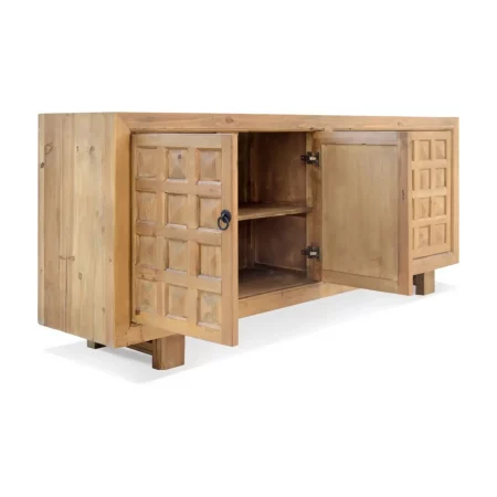 Bufet Cordoba de Madera de Pino Natural 4 Puertas - Moycor (3)