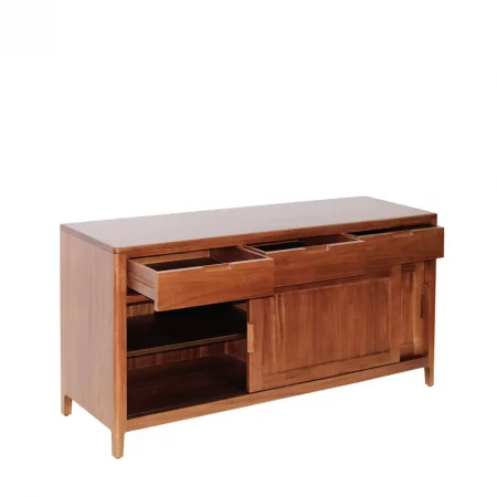 Buffet 3 Cajones + 2 Puertas Madera Caoba Colección Oporto 170x50x85 Cm - Moycor (4)