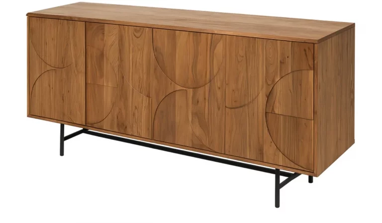 Buffet 4P Musim Madera de Acacia Metal 175x40x80 Cm - Imori (2)