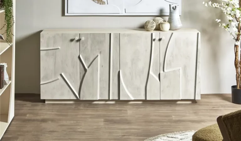 Buffet 4P Musim Madera de Mango 180x40x80 Cm - Imori (4)