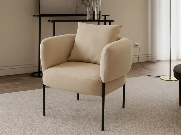 Butaca Agadir Poliester Beige 80x75x77 Cm – Somcasa (2)