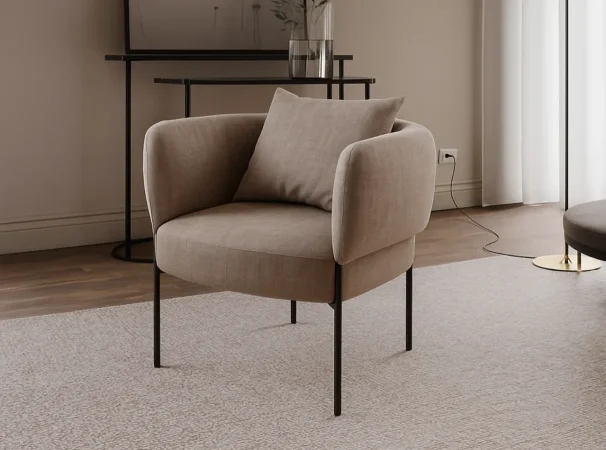 Butaca Agadir Poliester Taupe 80x75x77 Cm – Somcasa (3)