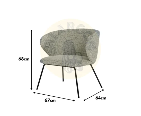 Butaca Ancona Poliester Gris 67x64x68Cm – Somcasa (4)