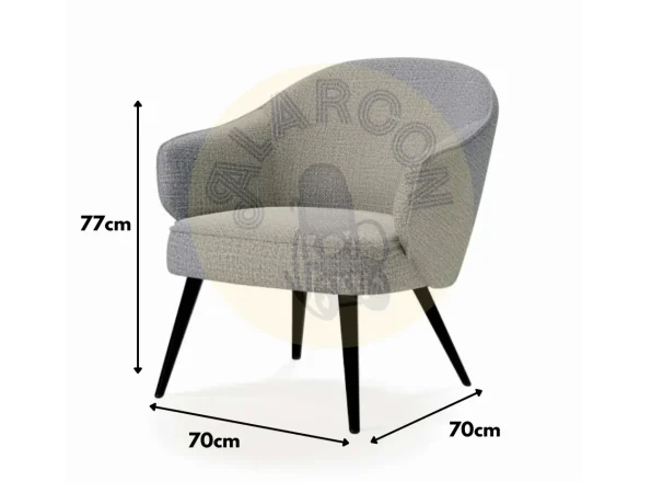 Butaca Macao Poliester Gris 70x70x77 Cm – Somcasa (2)