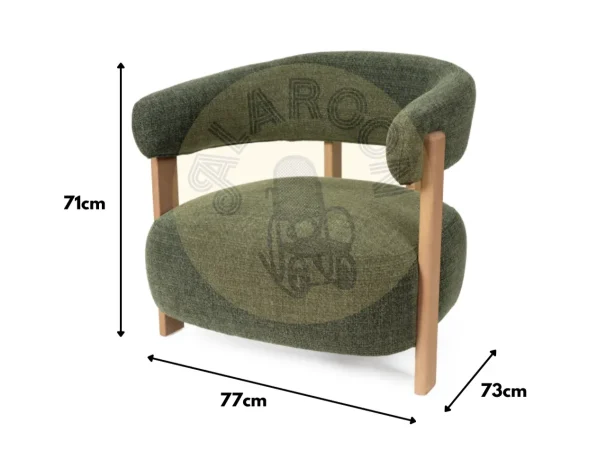 Butaca Manila Poliester Verde 77x73x71 Cm – Somcasa (4)