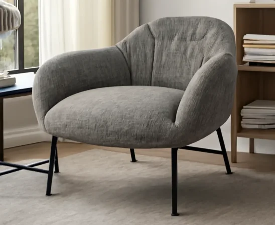 Butaca Namur Poliester Gris 83x80x73 Cm – Somcasa (1)