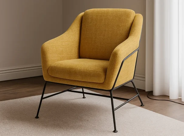 Butaca Odense Poliester Mostaza 66x70x80 Cm – Somcasa (4)