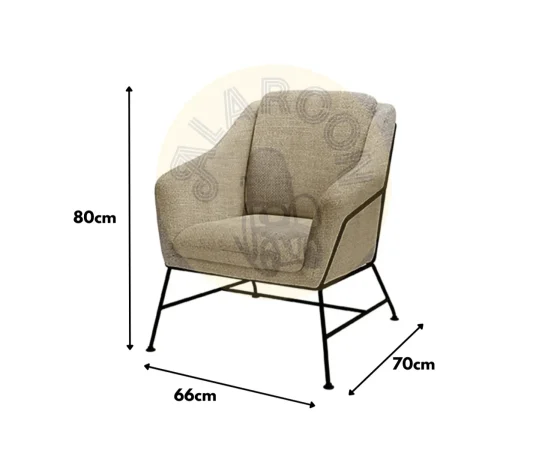 Butaca Odense Poliester Taupe 66x70x80 Cm – Somcasa (3)