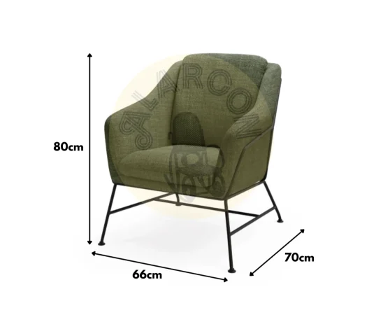Butaca Odense Poliester Verde 66x70x80 Cm – Somcasa (2)