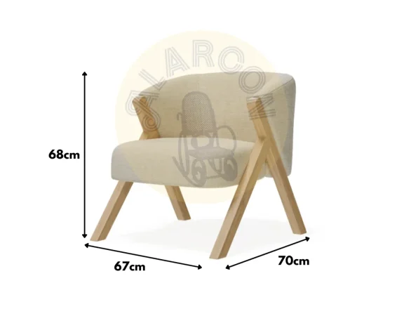 Butaca Sintra Poliester Beige 67x70x68 Cm – Somcasa (2)