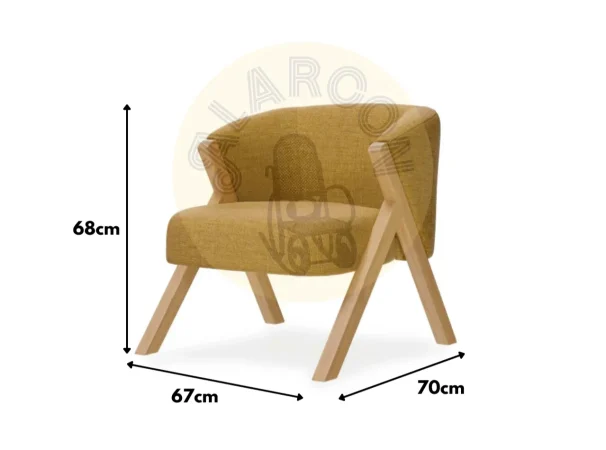 Butaca Sintra Poliester Mostaza 67x70x68 Cm – Somcasa (2)
