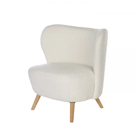 Butaca Tapizada Tela Color Blanco Patas Metal Negro Mod. Jaipur 75x70x80 – Somcasa (1)