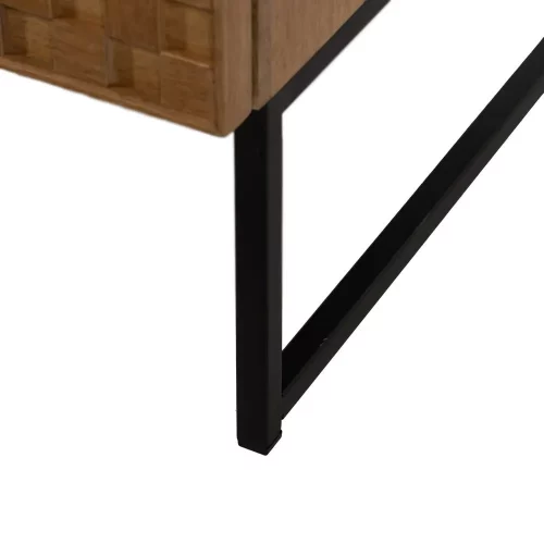 CÓMODA NATURAL DM-MADERA 118 X 42 X 77 CM-6