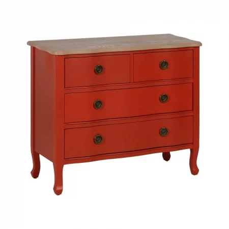 CÓMODA TERRACOTA MADERA 93 X 38 X 78 CM-1